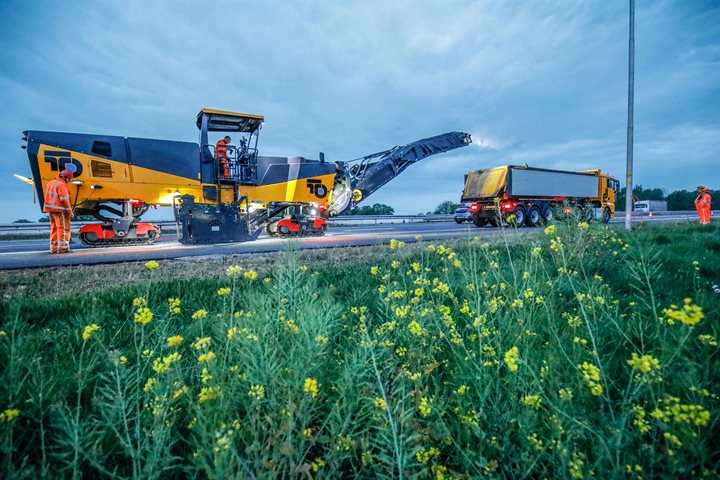 Onderhoudswerkzaamheden A1 (Abbink Fotografie)