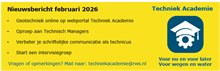Nieuwsbericht Techniek Academie RWS februari 2026